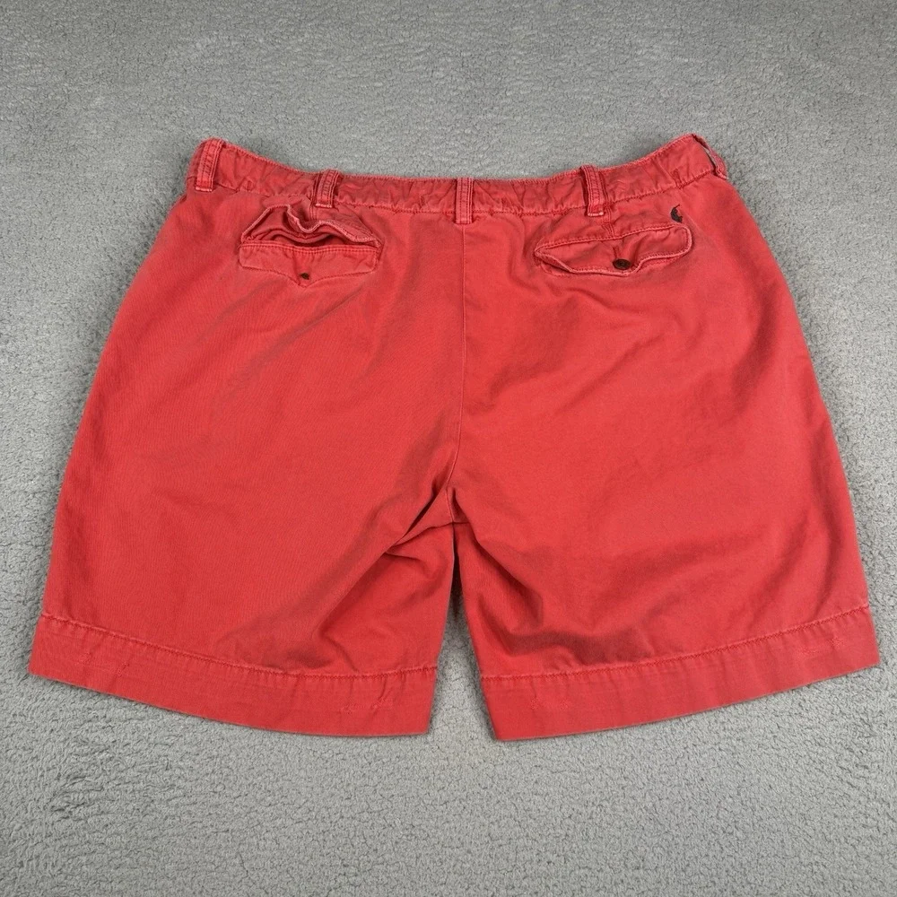 Polo Ralph Lauren Shorts Mens 40 Red Heavyweight Chino Pony Logo Preppy Casual